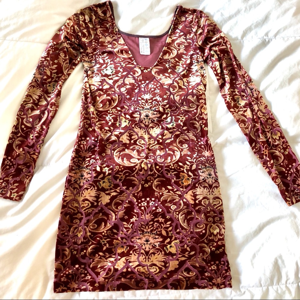 Free People Velvet Dress